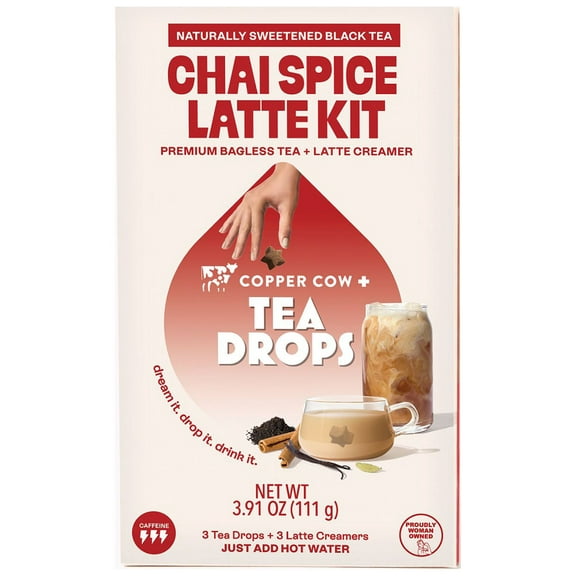 Tea Drops Chaitea Latte Kit, Caffeinated