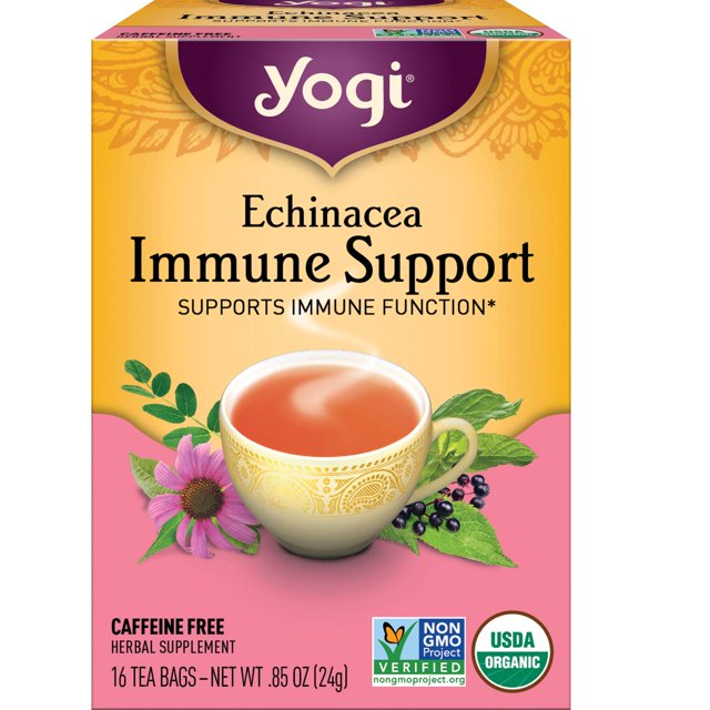 Tea Echinacea Immune Support (6 Pack) Supports Immune Function with