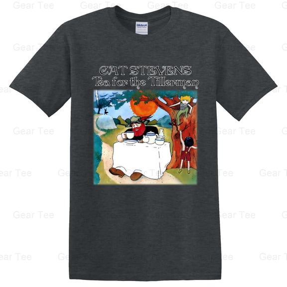 Tea For The Tillerman, Cat Stevens, Folk, Rock, Music, Album, Cover, Fan, Wild World T-Shirt Unisex, up to 5XL