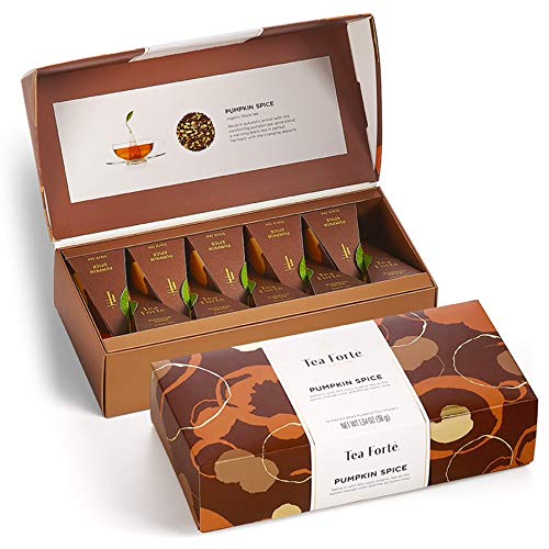 Tea Forte Pumpkin Spice Organic Black Tea Petite Presentation Box Tea