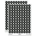 thumbnail image 1 of Tea Fun Text 200+ Round Stickers - Black - Gloss Finish - 0.50" Size, 1 of 3