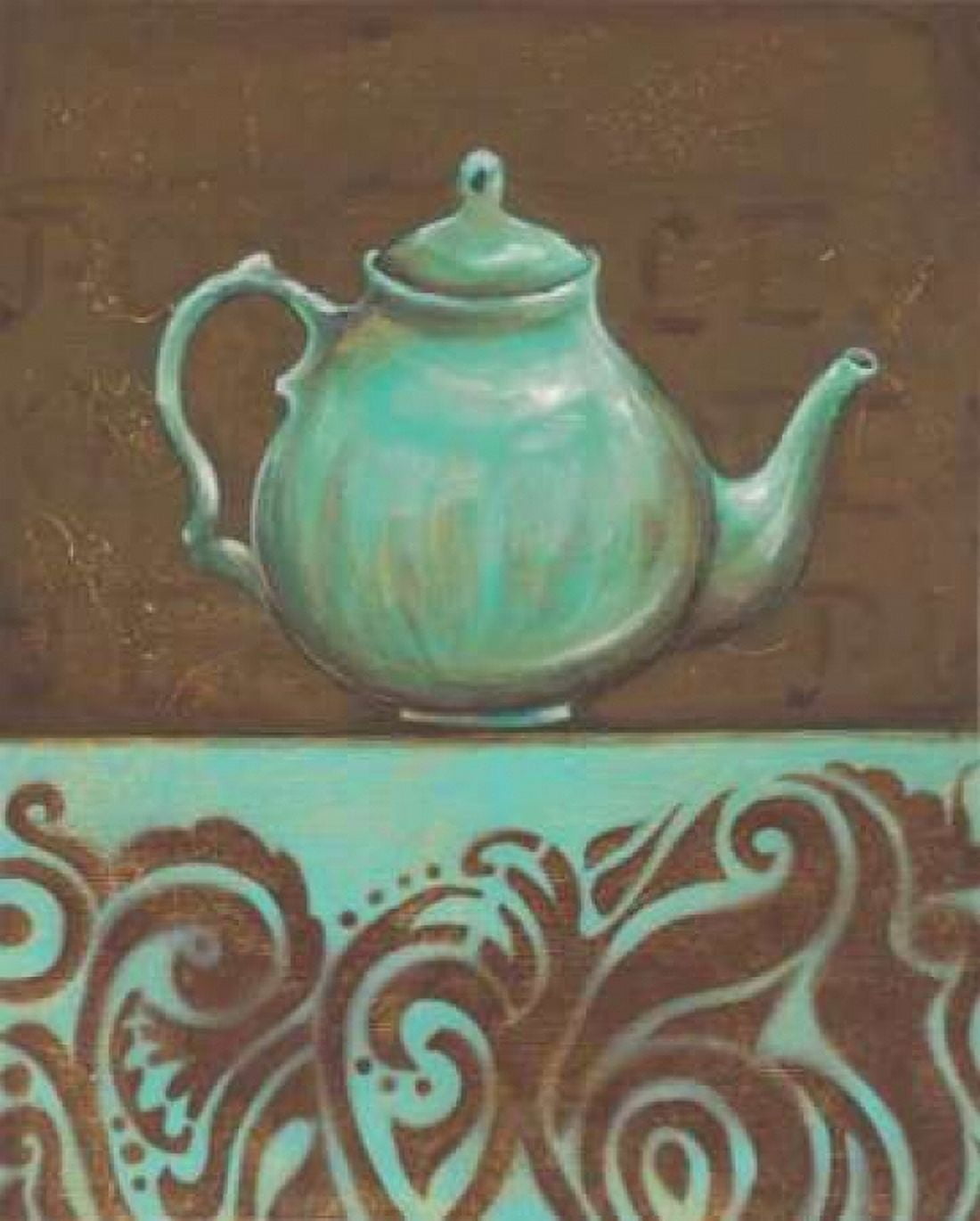 Tea Fusion I Canvas Art - Susan Osborne (24 x 30)