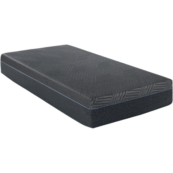 Tea Gel- Foam Twin Mattress 11-inch, Gray, Efficient Unrolling And Delivery Method 11-inch Mattress: Foam, Painless Shipping