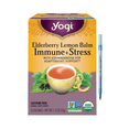 thumbnail image 1 of Tea Herbal Tea, Elderberry Lemon Balm Immune + Stress Tea, Caffeine Free 16 ct, 1 of 1