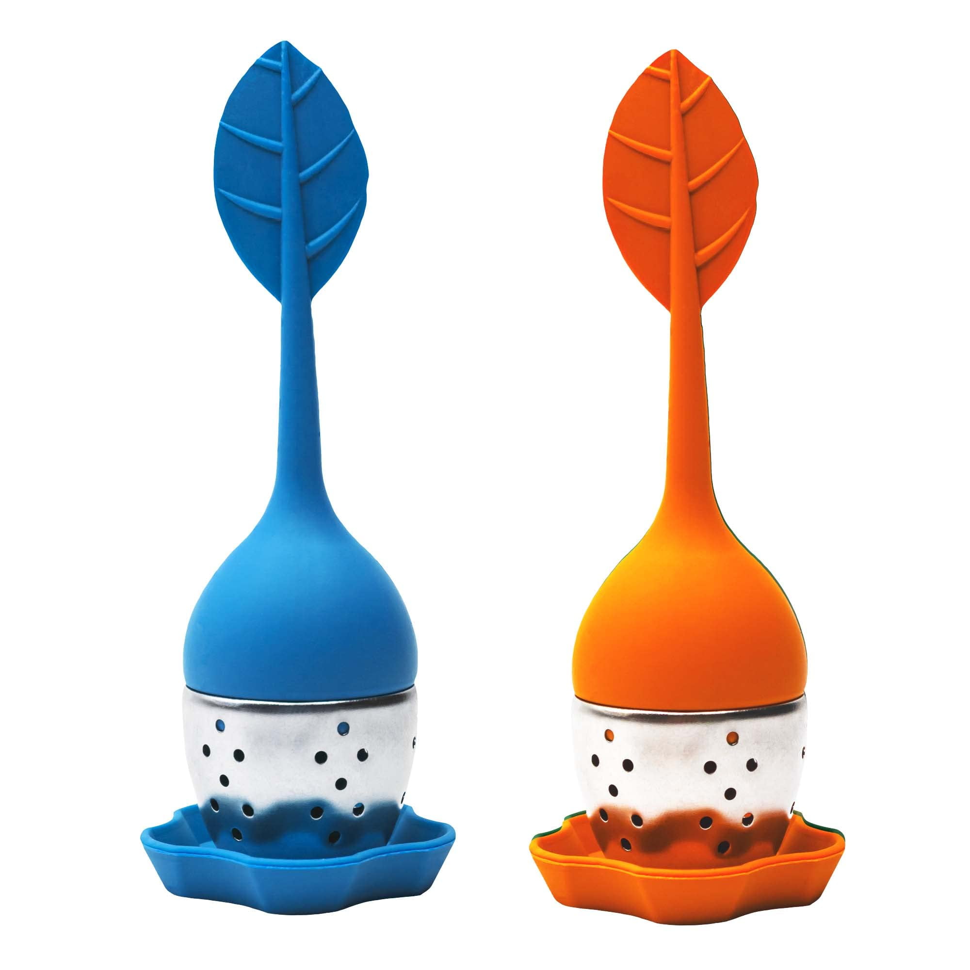 Tea Infuser, Loose Leaf Tea Steeper, Silicone With Stainless Steel ...