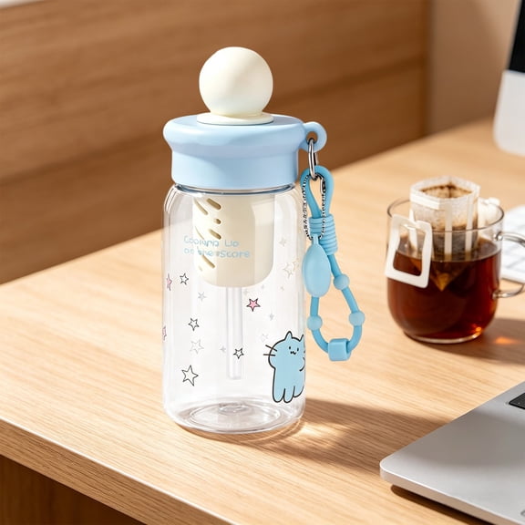 Tea Infuser Water Bottle, Tea Separation Straw Cup Leakproof Reusable Tumbler, Detachable Filter Easy Clean Beverage Cup for Office Travel Outdoor, Portable Tea Maker Daily Hydration Bottle