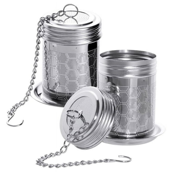 Tea Infusers for Loose Tea Stainless Steel Loose Leaf Tea Steeper Extra Fine Mesh Tea Balls with Dray