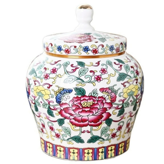 Tea Jar Chinese Ginger Jar Tea Tins Cans Canister Caddy Ceramic Cookie Jar Storage Jars