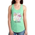 thumbnail image 1 of Tea Junkie Cute Tumbler Art Racerback Tank Women -Image by Shutterstock, Female Large, 1 of 4
