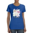 thumbnail image 1 of Tea Junkie Cute Tumbler Art Shaped T-Shirt Women -Image by Shutterstock, Female Large, 1 of 4