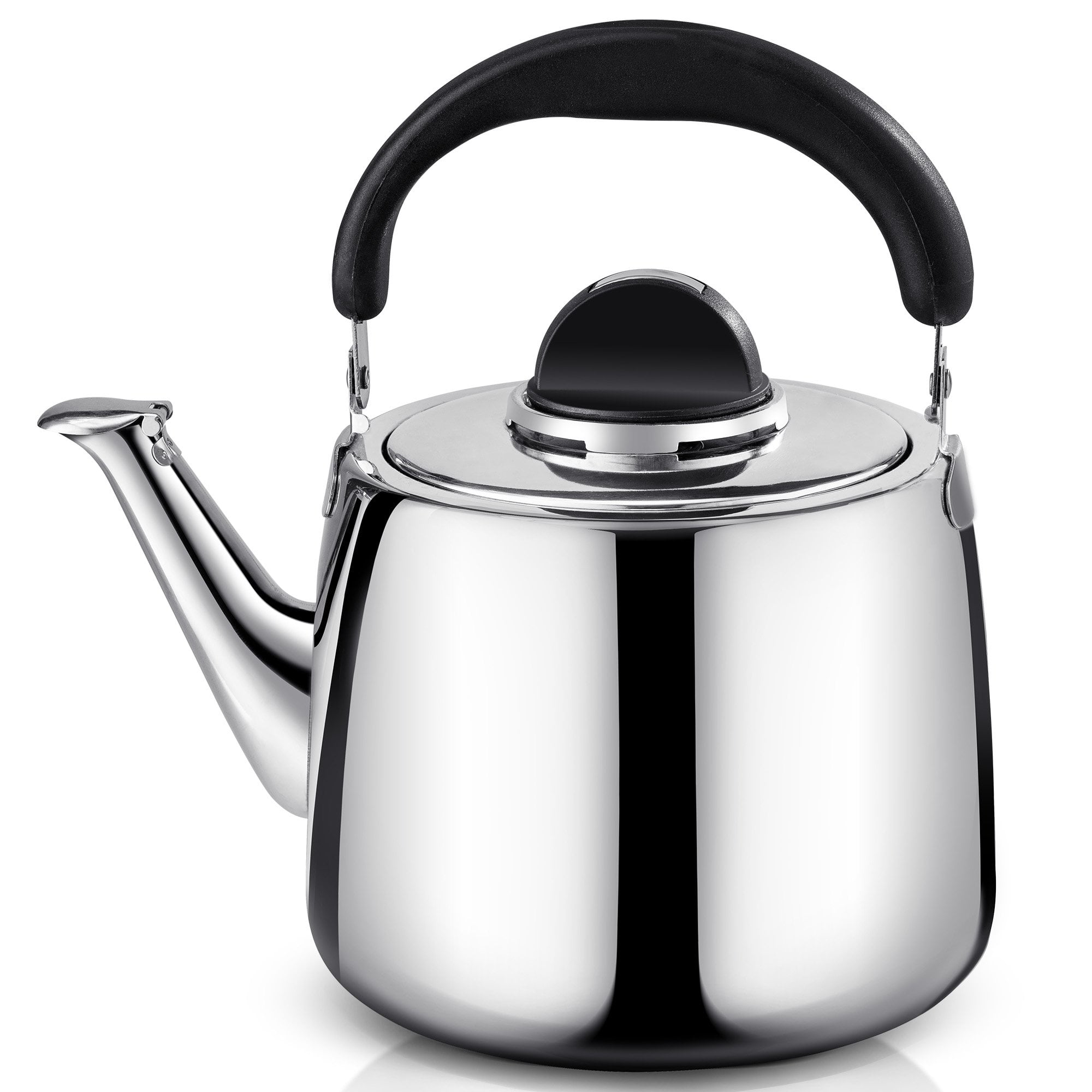 Walmart 4QT Whistling Tea Kettle Stainless Steel Stovetop Teapot with