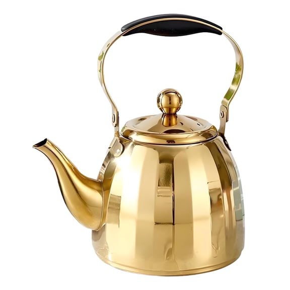 Tea Kettle Boiling Pot Water Kettle 2L Capacity with Drip-proof Spout for Outdoor Camping and Home Use