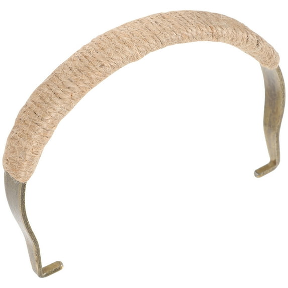 Khaki Kettle Handle with Metal and Rope Material for Kitchen Use Fits Most Ceramic Teapots