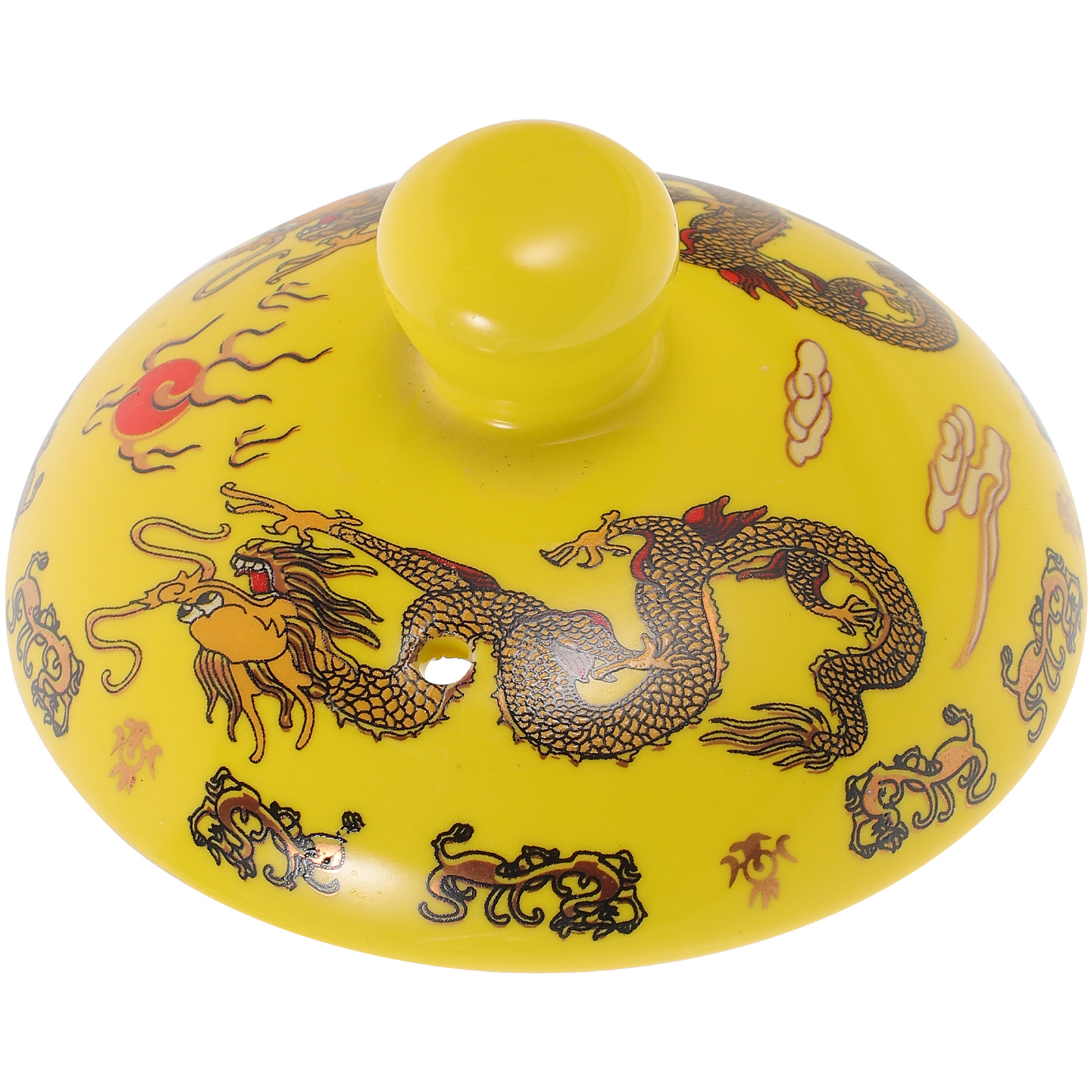 Tea Kettle Lid Ceramic Tea Cup Lid Household Teapot Cover Tea Pot Cover