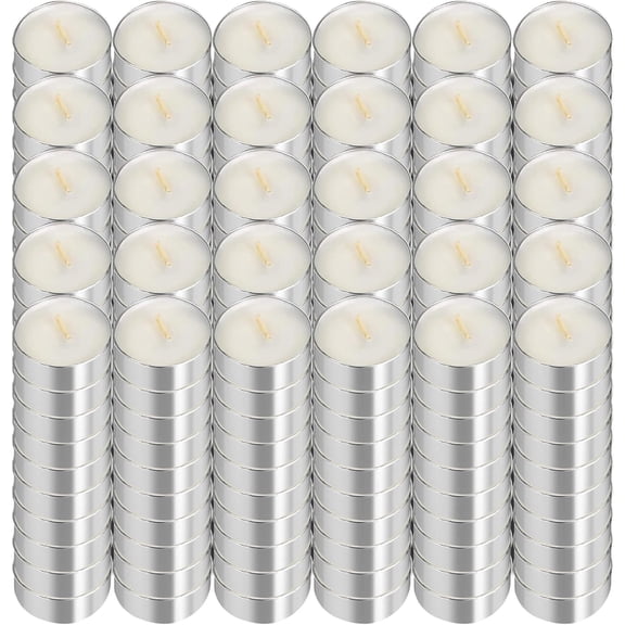 - Tea Light Candles 300 Pack – Unscented Long Lasting 3 Hour Burn – White Smokeless Tealights for Decoration, Holiday, Party, Wedding, Home Use