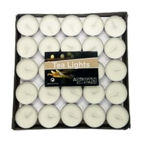 Tea Lights Candles - 50 Pack Tealights Candle Valentines Day Decorations Scented Smokeless Tealight Candles Small Candle for Home, Valentine's Day, Holiday, Wedding & Party, Dinner Table, Christmas