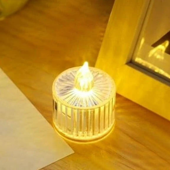 Tea Lights Candles Battery Operated 1 Pc Clearance 2 Inch Small Fake Candles Battery Candles Home Decor Flameless Tealight Candles for Wedding Christmas Halloween Table Centerpiece
