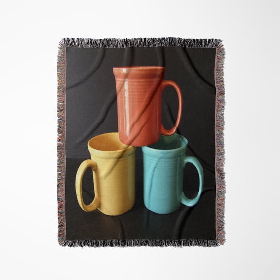 Tea Or Coffee, Woven Blanket