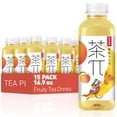 thumbnail image 1 of Tea PI Iced tea – Peach Oolong Tea Sweet Iced Fruit Tea Bottles, Real Juice, -16.9 fl oz, 500mL, 15 Pack, 1 of 9