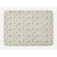 thumbnail image 1 of Tea Party Bath Mat, Cupcakes Rose Flowers Muffin Pattern on Polka Dots Background, Plush Bathroom Decor Mat with Non Slip Backing, 29.5" X 17.5", Multicolor, by Ambesonne, 1 of 2
