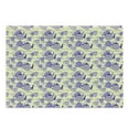 thumbnail image 1 of Tea Party Cutting Board, Striped Teapots Cups Silhouettes Classical Calligraphy Pattern, Decorative Tempered Glass Cutting and Serving Board, Large Size, Pale Yellow Lavender, by Ambesonne, 1 of 1