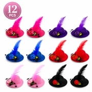 Fascinator Hat for Women Tea Party Hats for Women Tiny Hat Hair Clips Tea Party Favors for Bridal Shower, Birthday, Baby Showe