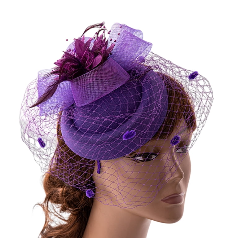 Tea Party Fascinator Derby Hat Women Fascinator Headband  display picture 3