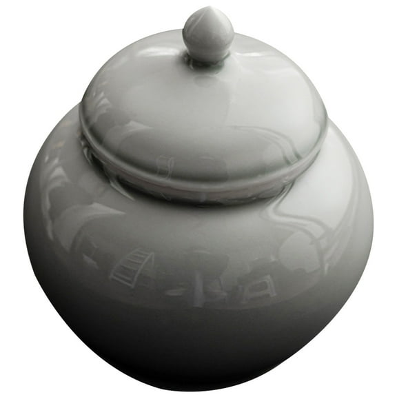 Tea Pitcher with Lid Ceramic Kitchen Canister Containers Lids Kettle Coffee Bean Sugar Bowl