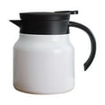 thumbnail image 1 of Tea Pot 316 Stainless Steel Insulated Kettle, 1000ml with Infuser White, 1 of 6
