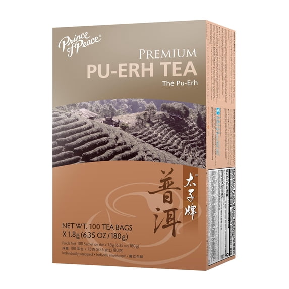 Tea Premium Pu-Erh Tea, 100 Teabags