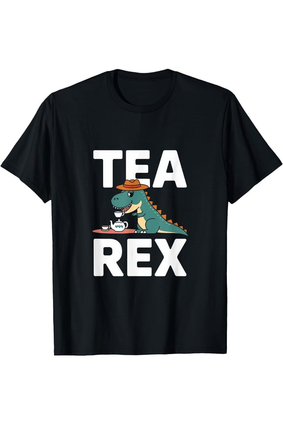 Tea-Rex - Cute Dinosaur Tea Pun T-Shirt, Unisex T-Shirt