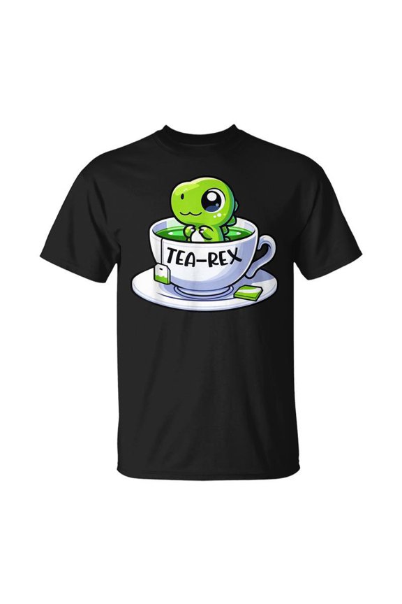 Tea Rex Dinosaur Pun Lover Tea Lover TShirt
