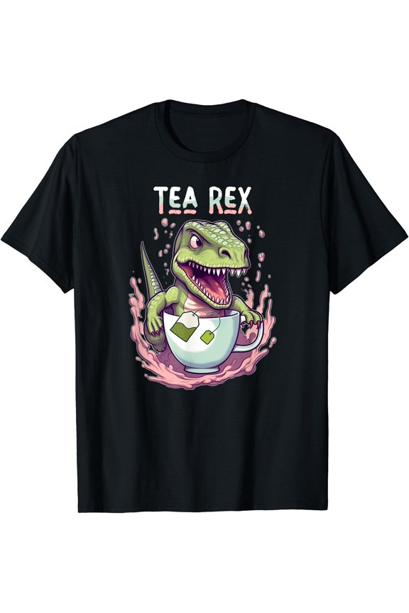 Tea Rex - Dinosaur - Tea Lovers T-Shirt, Unisex T-Shirt