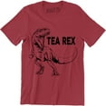 thumbnail image 1 of Tea Rex Funny Joke Pun Juraassic Dinosaur Drink Coffee Men's T-Shirt, 1 of 4