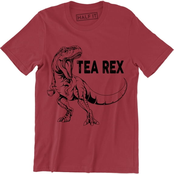Tea Rex Funny Joke Pun Juraassic Dinosaur Drink Coffee Men's T-Shirt
