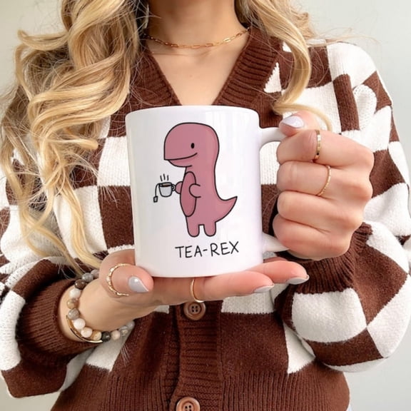 Tea Rex Mug Cute Dinosaur Ceramic Coffee Mug.jpg