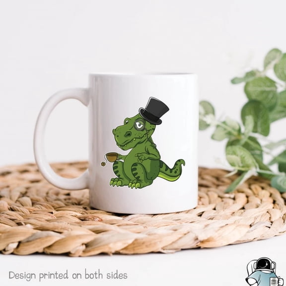 Tea Rex Mug Gift, Tea Gif, Dinosaur Fancy Tea Rex Mug, Tea or Coffee Lover Gift.