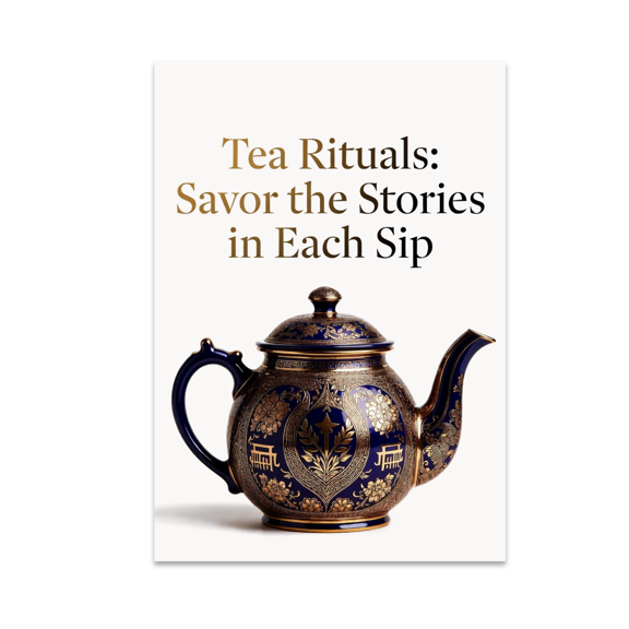 Tea Rituals: Savor the Stories in Each Sip - Tea Enthusiast - 13x19 Poster Print