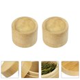 thumbnail image 1 of Tea Sealed Can,2Pcs Bamboo Tea Canister Food Storage Jar Tea Leaves Container for Home Travel, 1 of 6