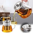 thumbnail image 1 of Tea Set With Fire Explosion Proof Glass Kettle & Cups High Borosilicate Glass Tea & Water Separation Design Glass&Bottle Easy To Use, 1 of 7