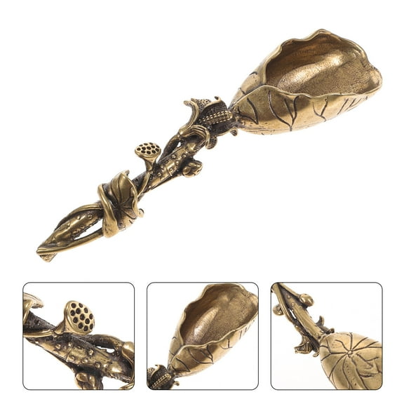 ETEREAUTY Loose Leaf Tea Spoon Golden 1Pack