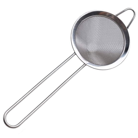 Tea Strainer, 3.3 Inch Fine Mesh Sieve Strainer Stainless Steel Mesh Strainer with Handle for Strain Drain and Rinse