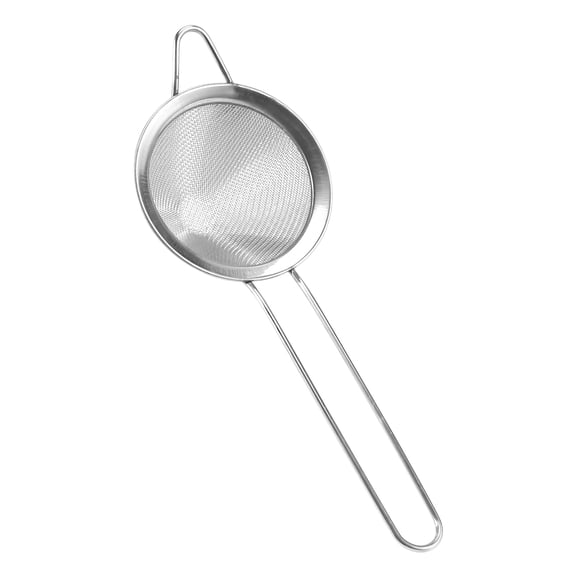 Crazyview Tea Strainer, 3.3 Inch Fine Mesh Sieve Strainer Stainless Steel Mesh Strainer with Handle for Strain Drain and Rinse