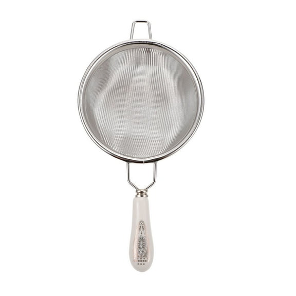 Tea Strainer Mesh Loose Filter Infuser Fine Steeper Stainless Strainers Steel Leaf Sifter Sieve Handle Baking Flour