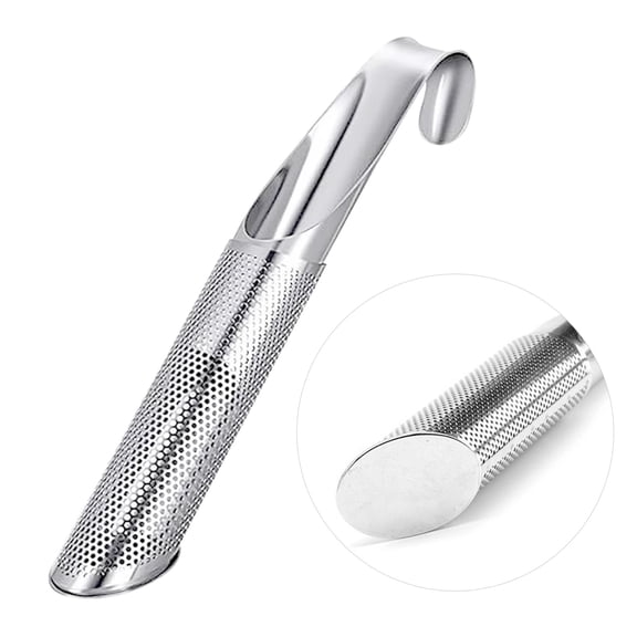 Tea Strainer Tea Lnfuser Made Of 304 Stainless Steel Tea For Loose Tea Tea Lnfuser Stainless Steel Pack Of 1 Fine Mesh Tea Stick Loose Tea Reusable Silicone Funnels for Kitchen Use Steel Funnels for