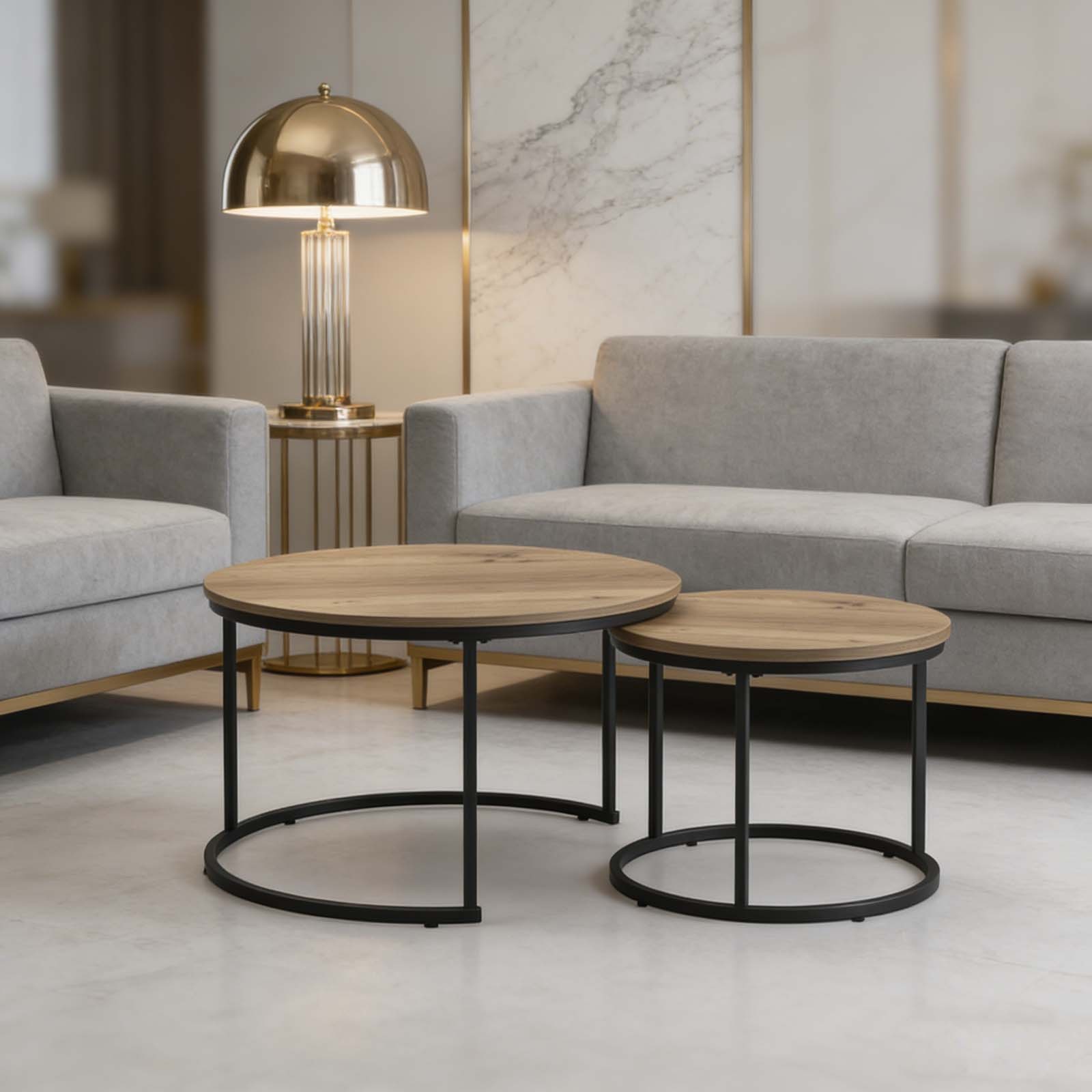 Round Sala Tea Table For Living Room Mesitas Para Sala Circle Coffee Tables For ...