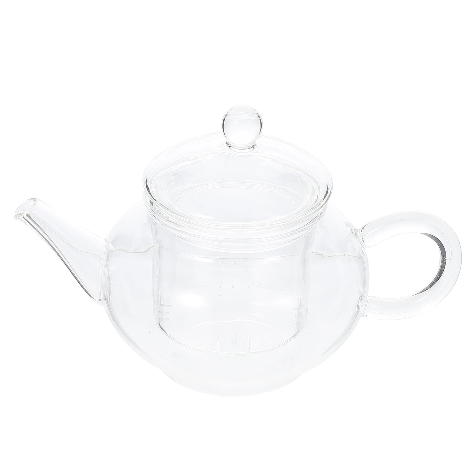 Tea Teapot Glass Kettle Infuser Pot Loose Pots Coffee Stovetop Water Maker Leaf Whistling Pitcher Small Clear Carafe