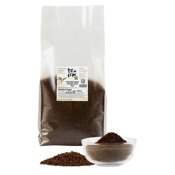 Tea Tek 8.4 oz Golden Milk Loose Leaf Tea - 25 count box