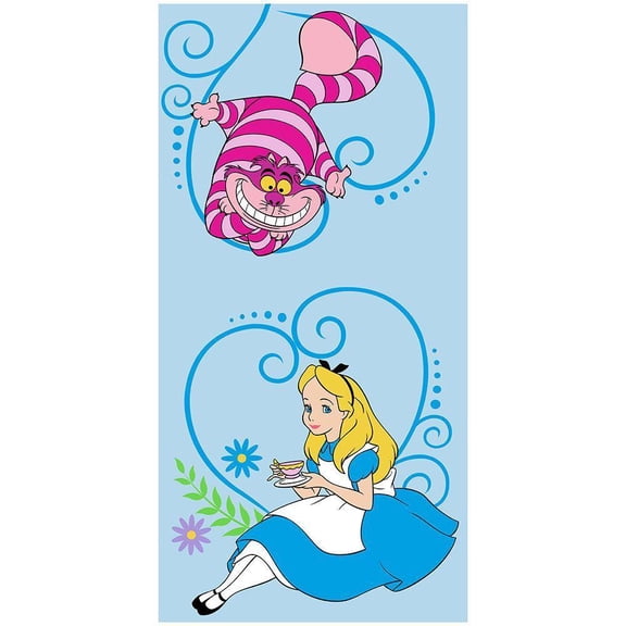 Disney Beach Towels - Alice In The Wonderland Tea Time Beach