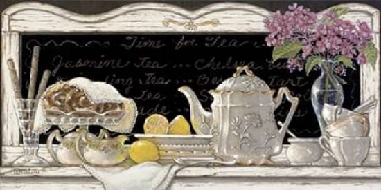 Tea Time Canvas Art - Janet Kruskamp (10 x 20)